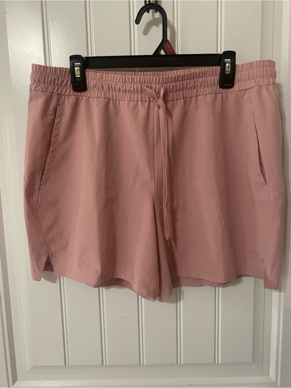 RBX Women's Dusty Pink Elastic Drawstring Athletic Shorts
